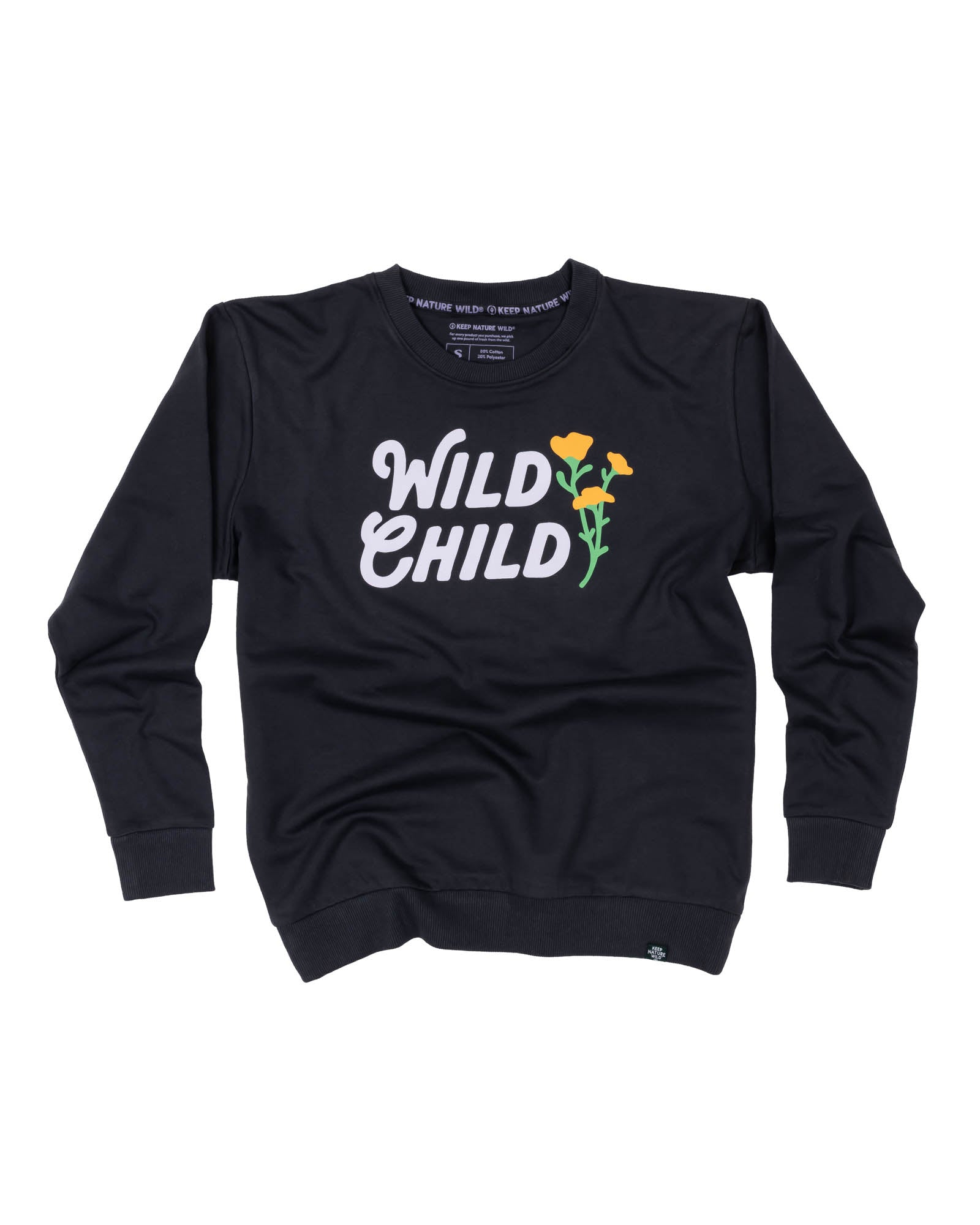 Wild Child Crewneck Sweatshirt | Coal