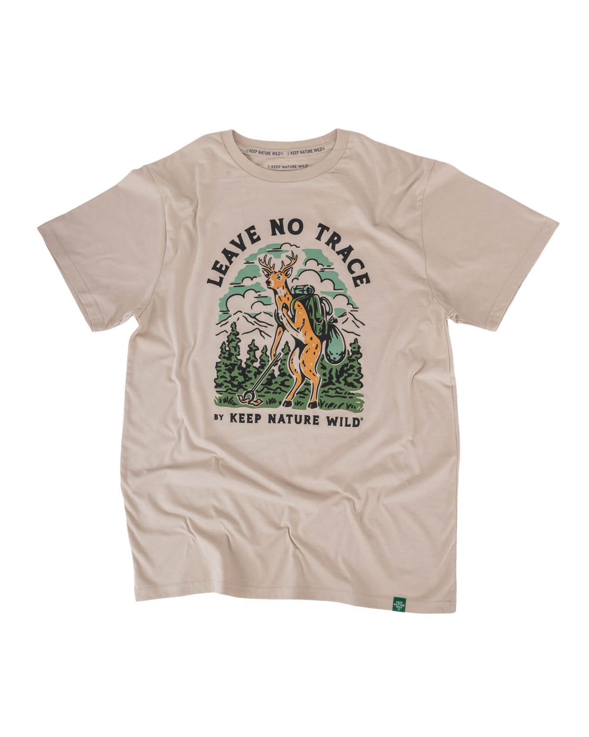Leave No Trace By KNW | Unisex Tee | Heather Tan