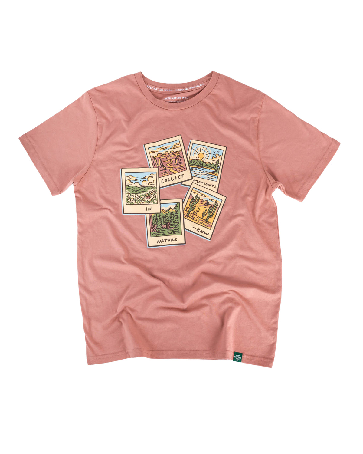 Collect Moments in Nature | Unisex Tee | Canyon Rose