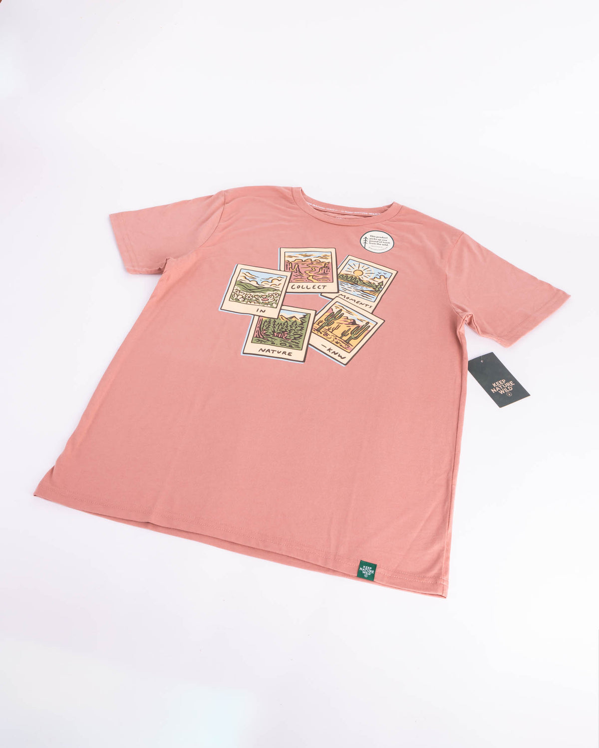 Collect Moments in Nature | Unisex Tee | Canyon Rose