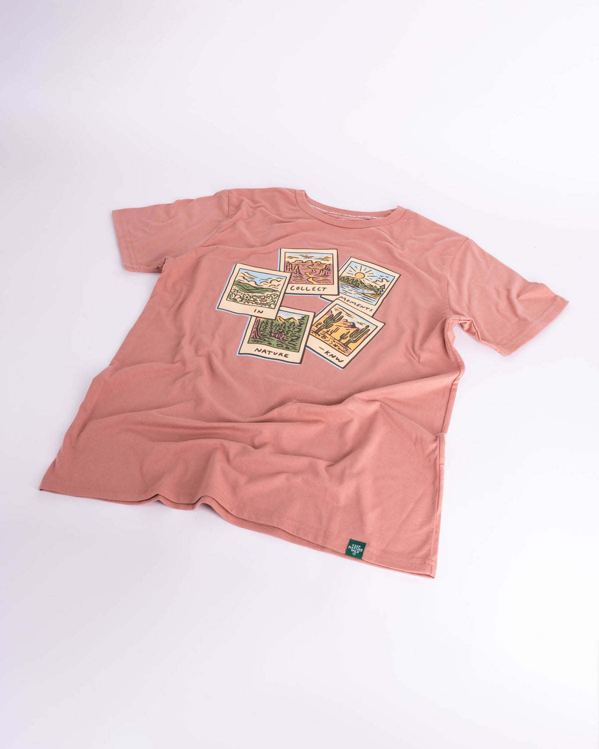 Collect Moments in Nature | Unisex Tee | Canyon Rose