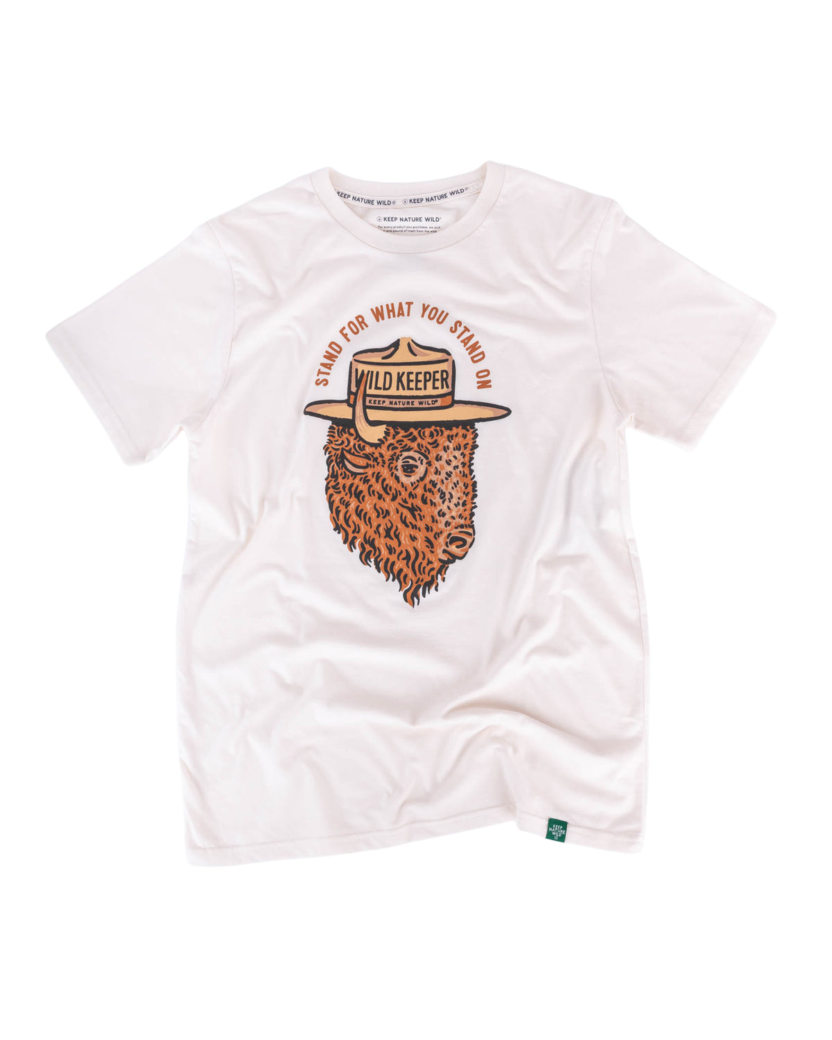 Stand For Bison | Unisex Tee | Natural