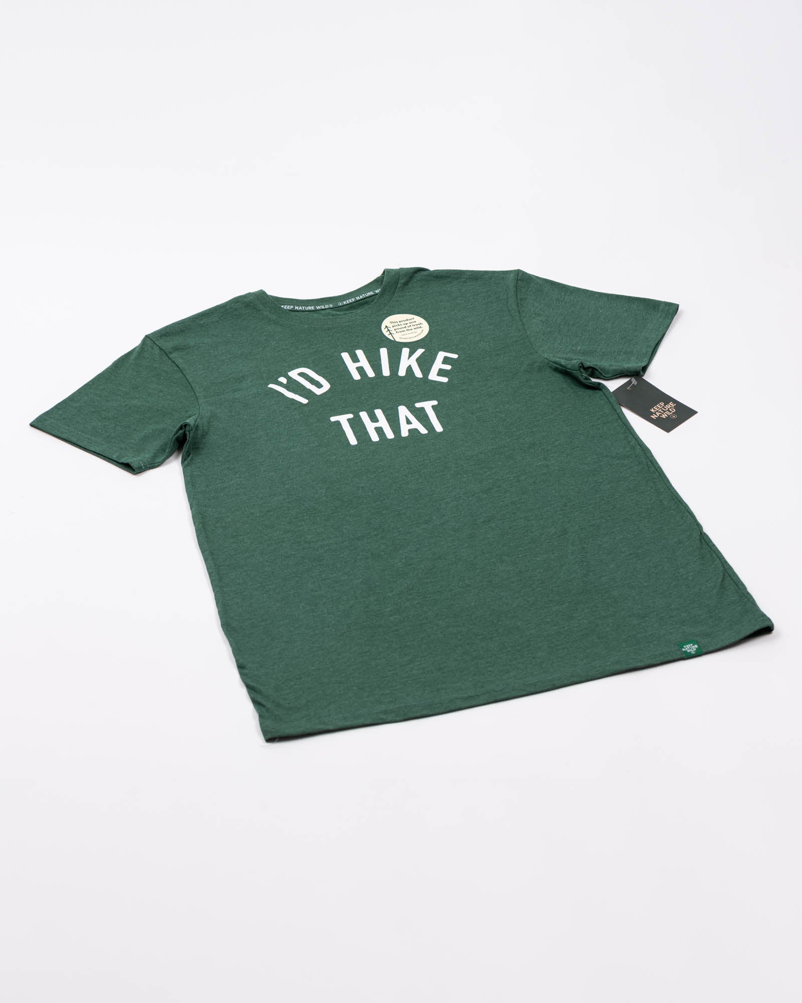 I'd Hike That Unisex Tee | Heather Forest