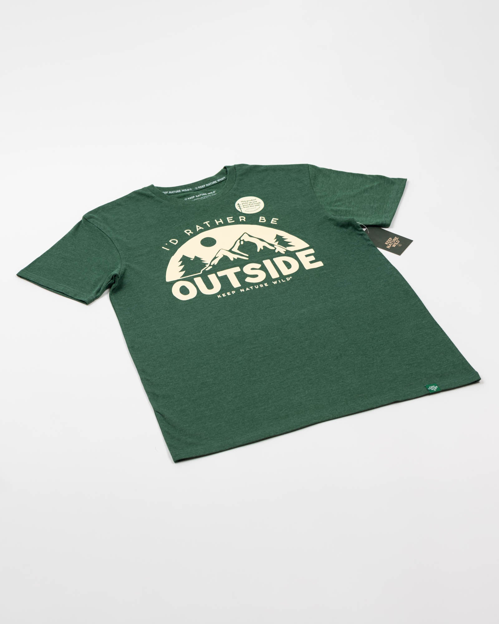 Be Outside Unisex Tee | Heather Forest