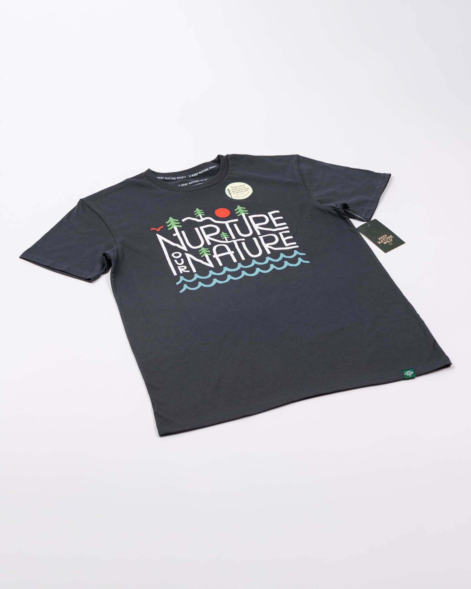 Nurture Our Nature Unisex Tee | Coal
