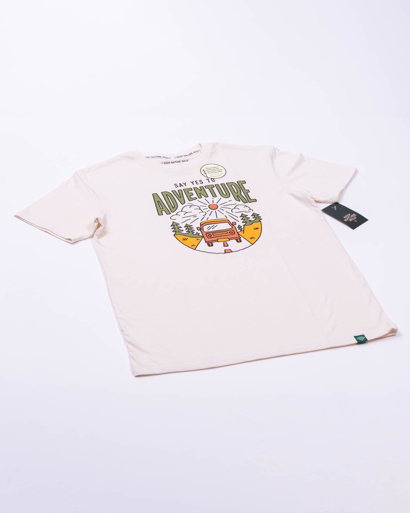 Say Yes to Adventure Unisex Tee | Natural