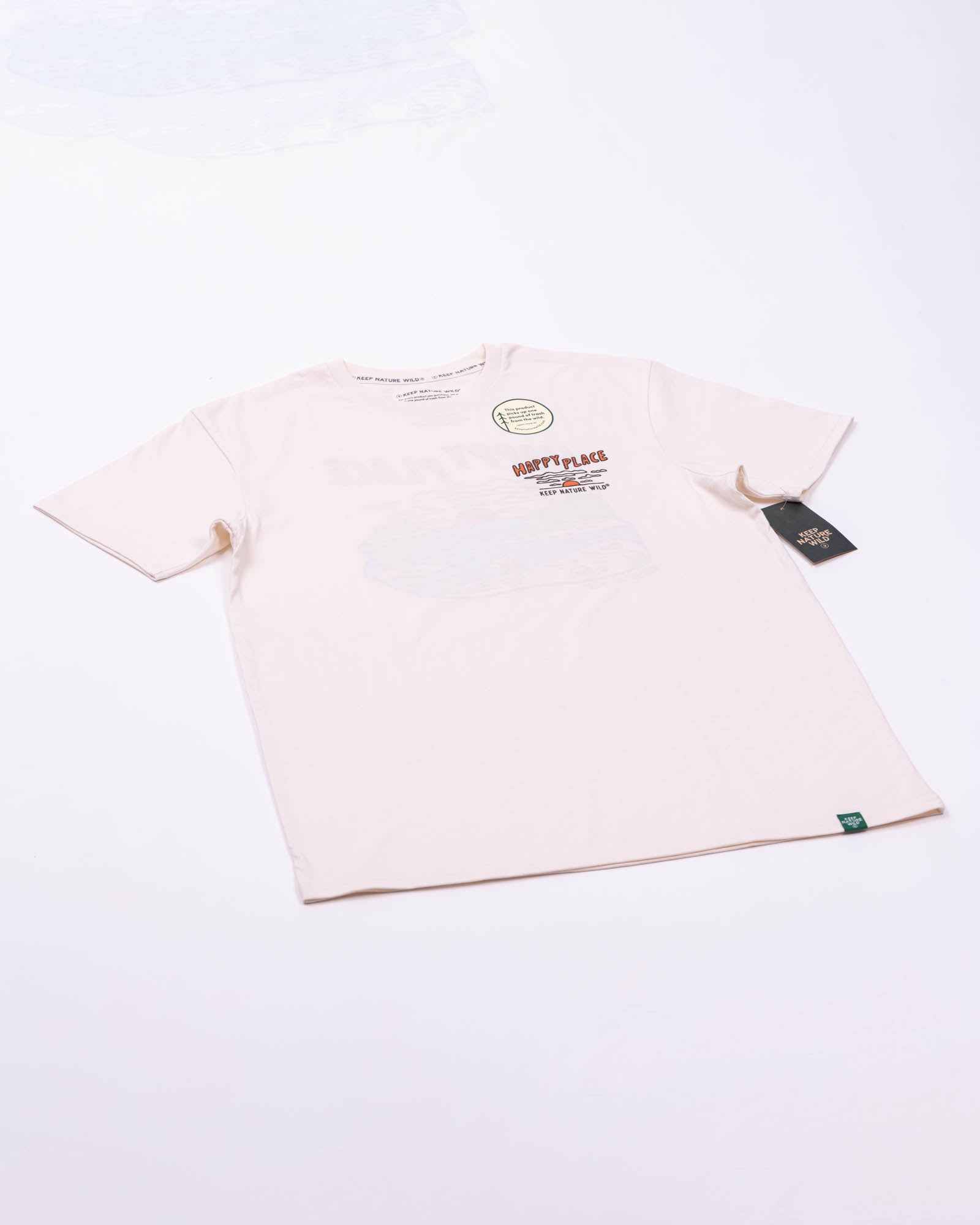 Happy Place Shoreline Unisex Tee | Natural