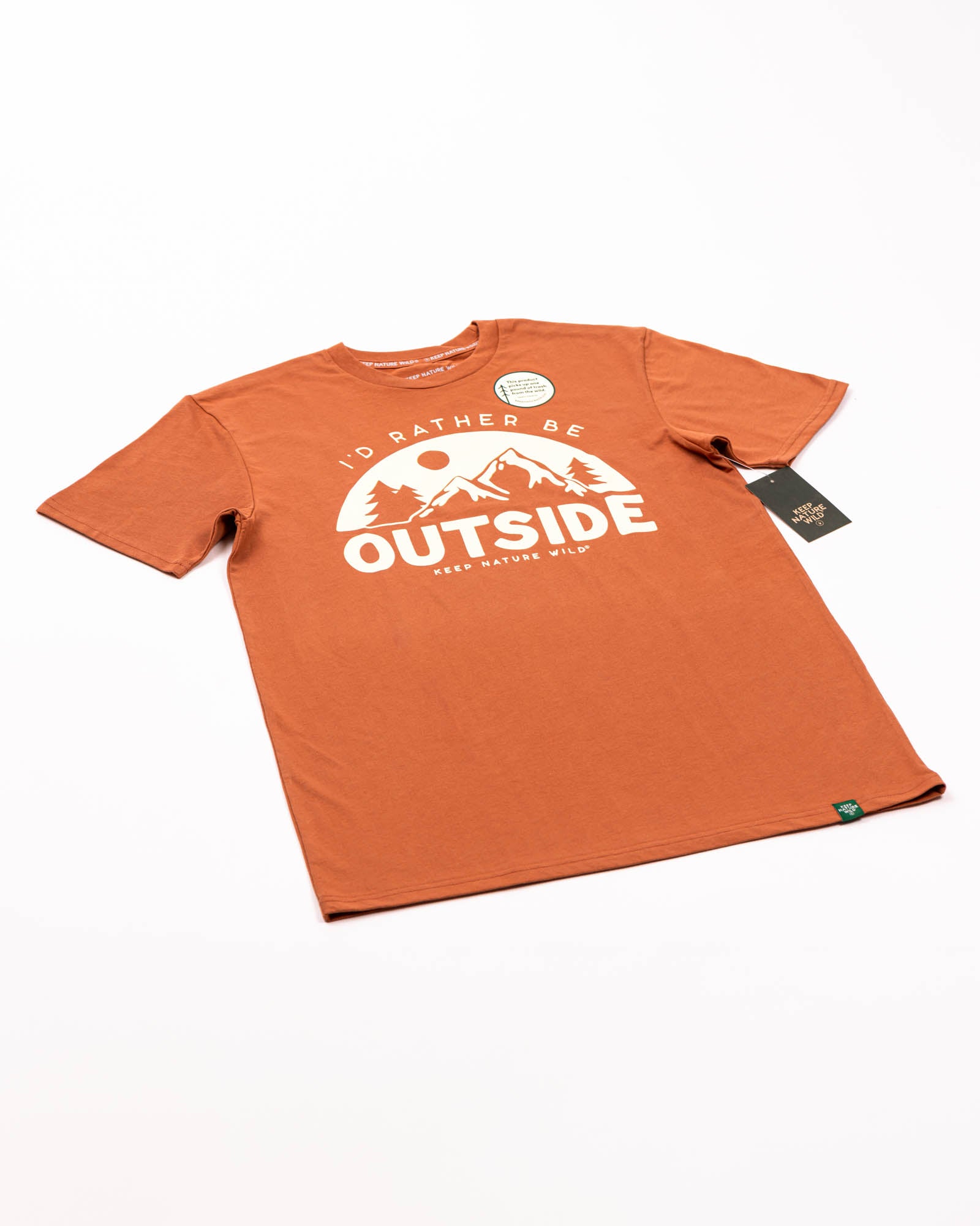 Be Outside Unisex Tee | Redwood