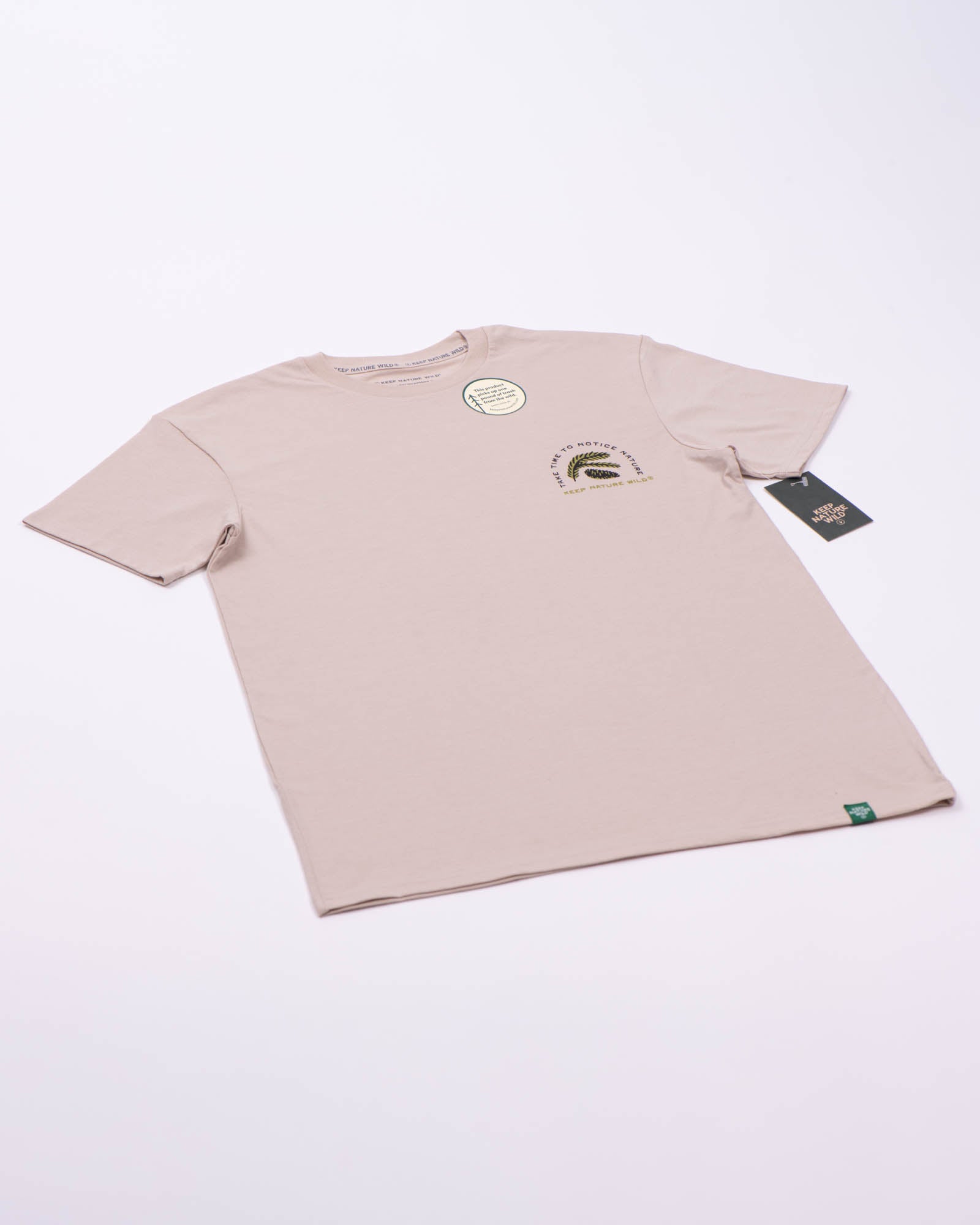 Nature Study Conifers Unisex Tee | Heather Tan