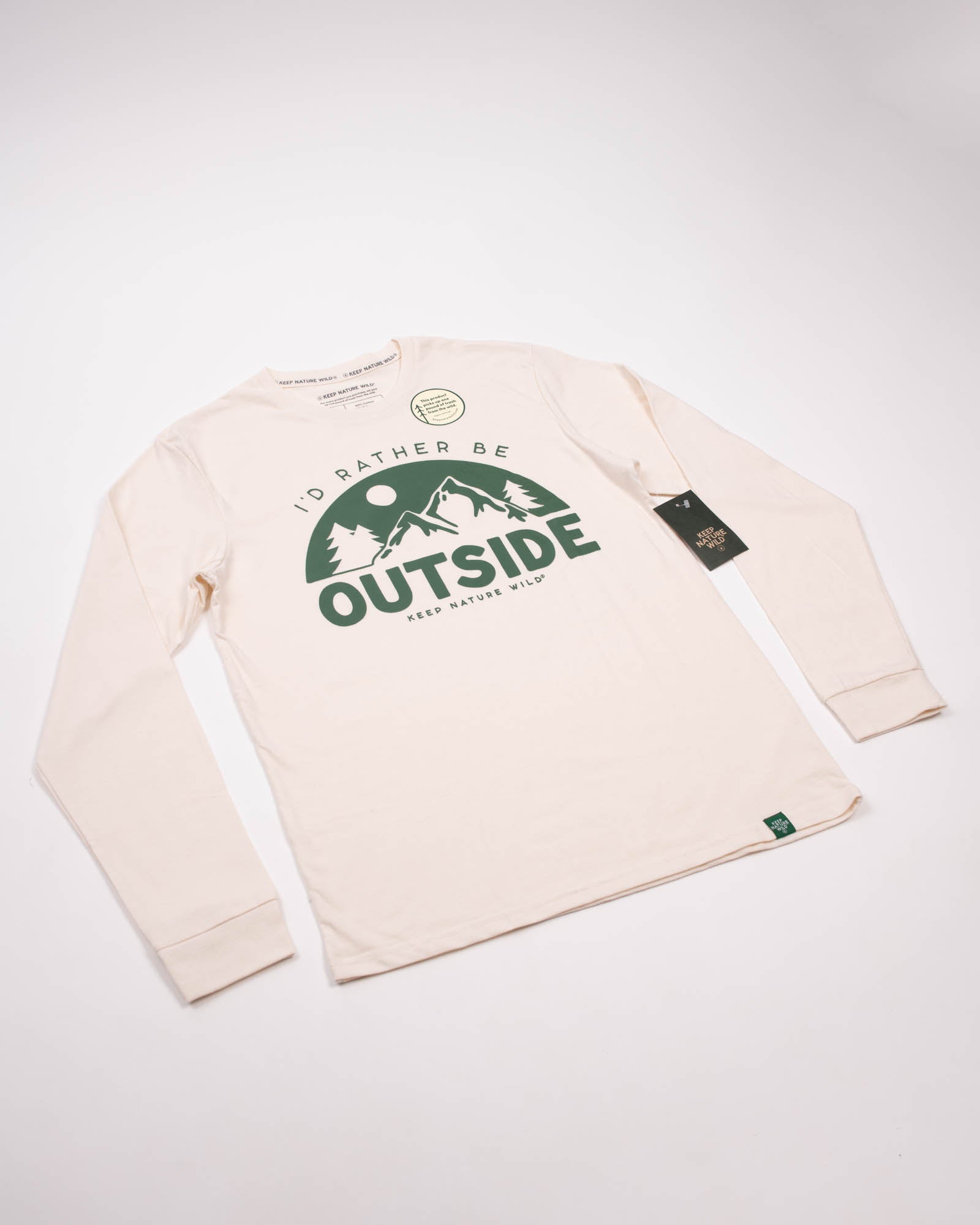Be Outside Unisex Long Sleeve Tee | Natural
