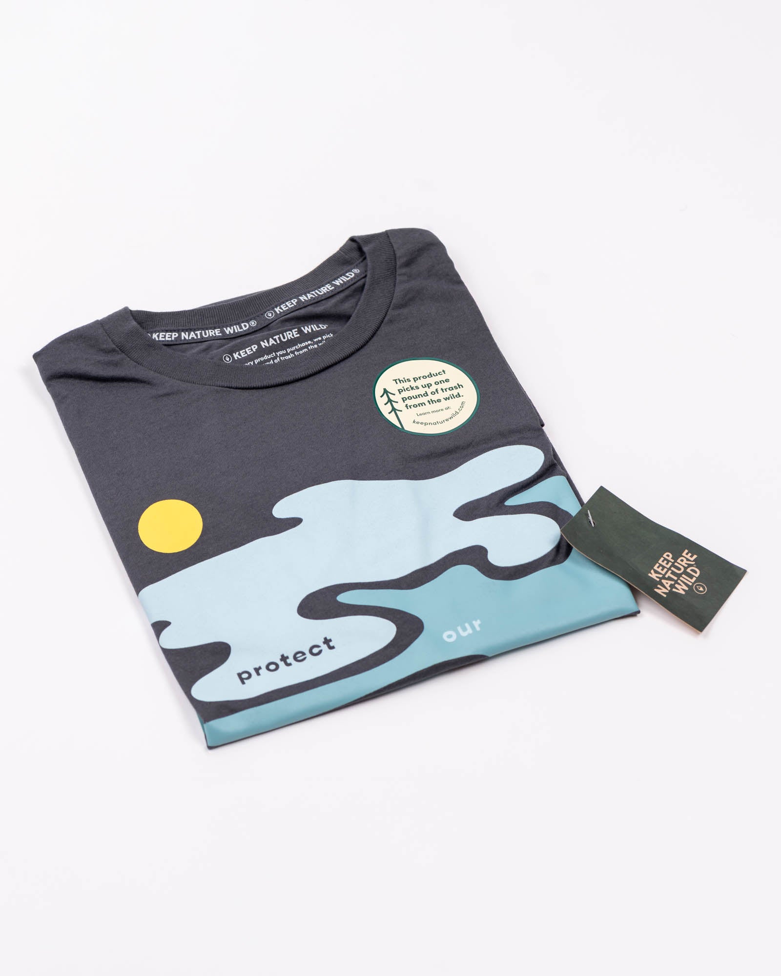 Protect Our Oceans Unisex Tee | Coal