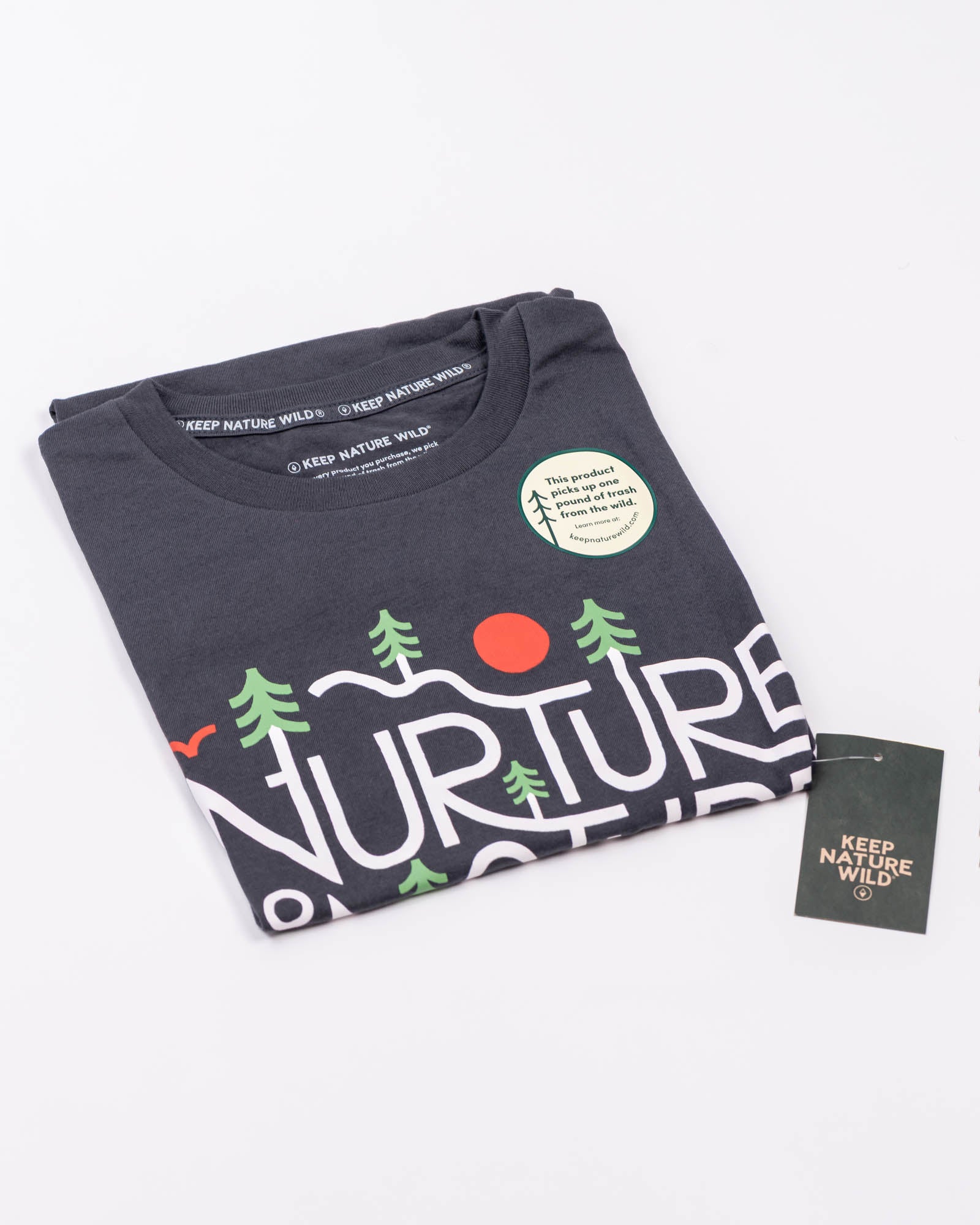 Nurture Our Nature Unisex Tee | Coal