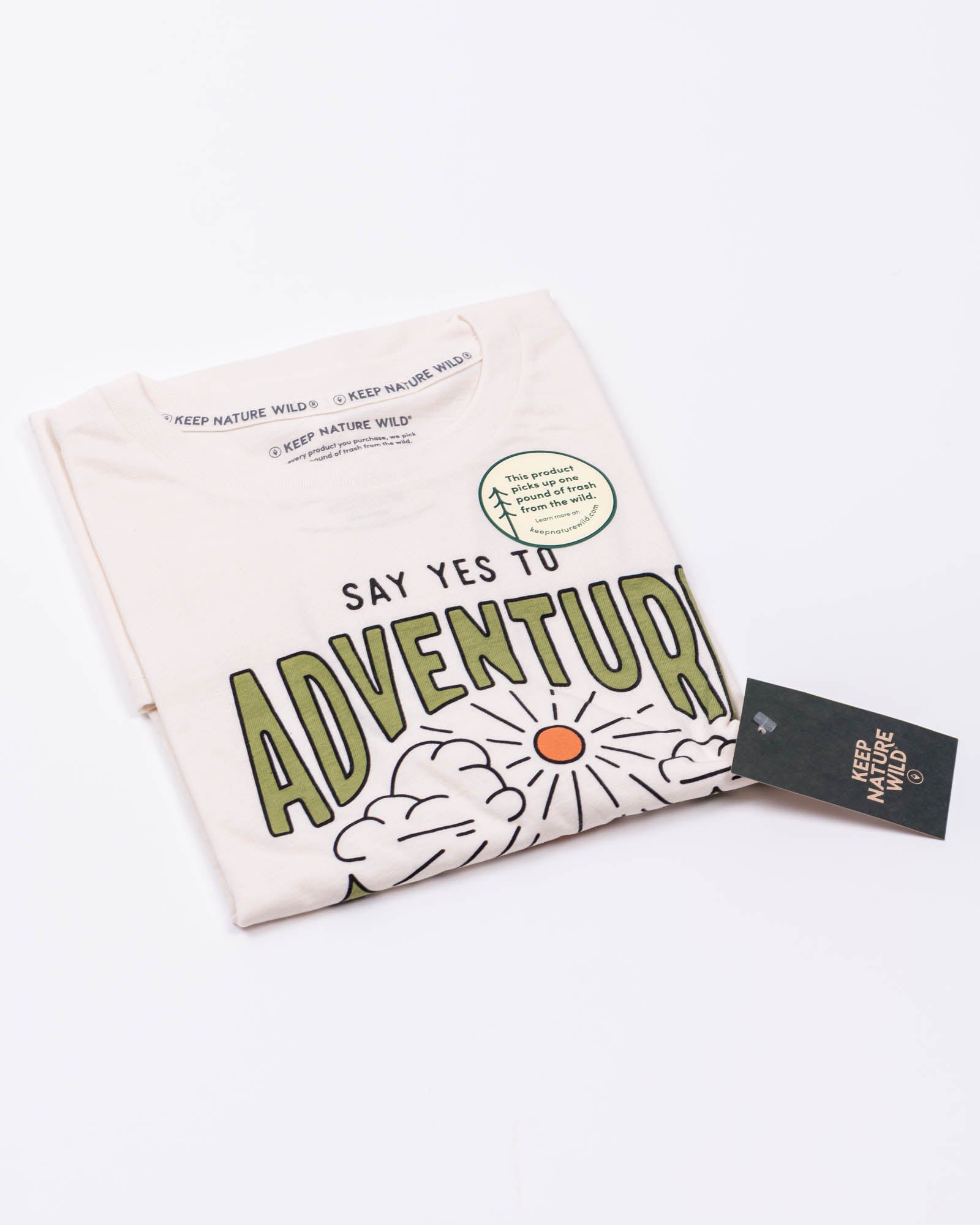 Say Yes to Adventure Unisex Tee | Natural