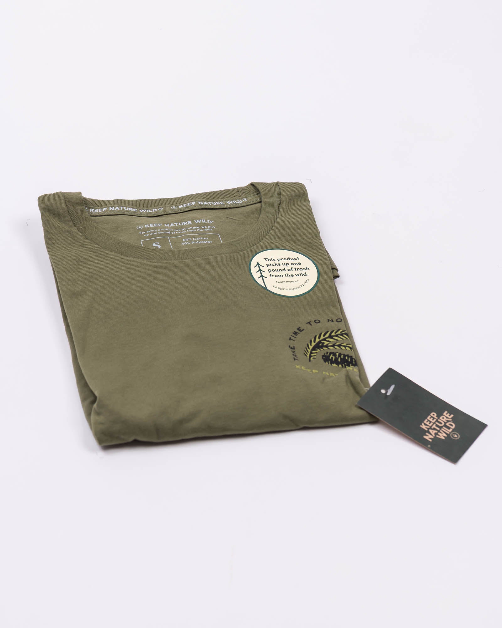 Nature Study Conifers Unisex Long Sleeve | Olive