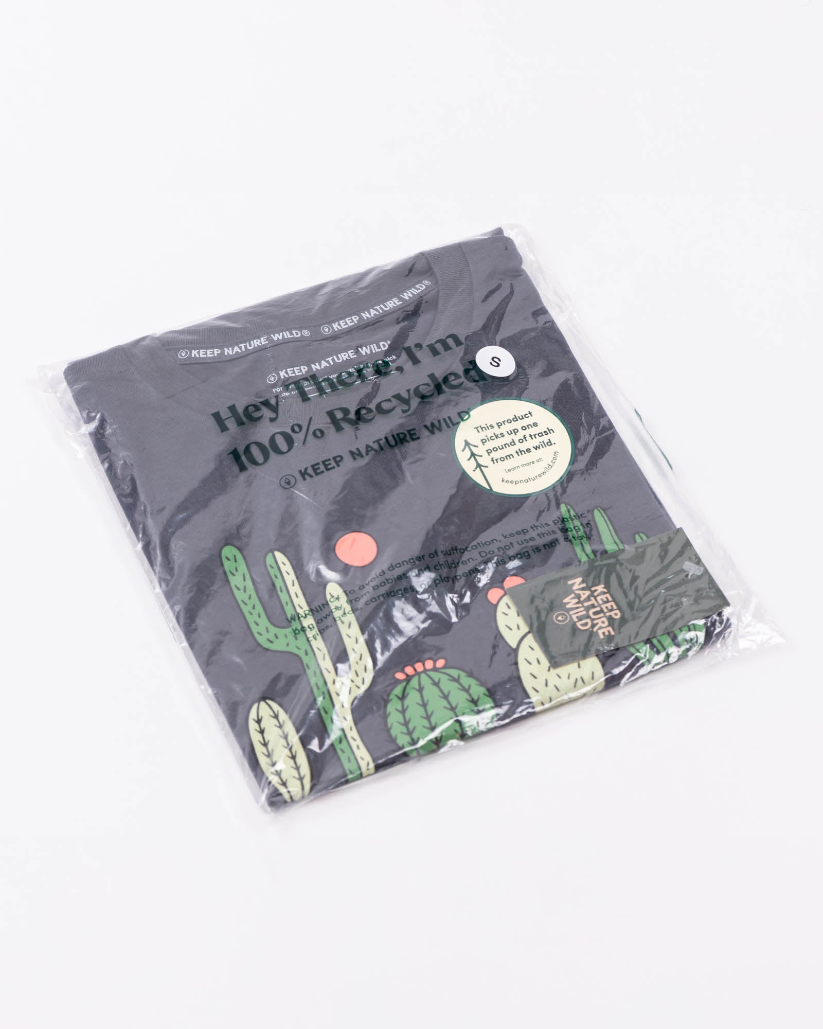 Cactus Friends Unisex Tee | Coal