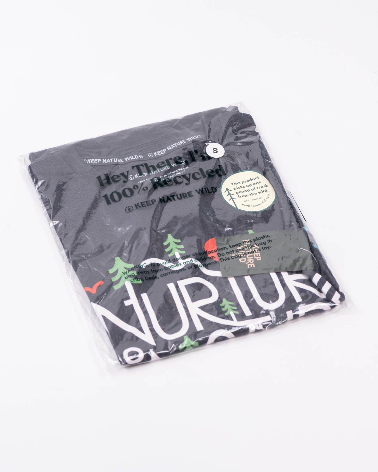 Nurture Our Nature Unisex Tee | Coal