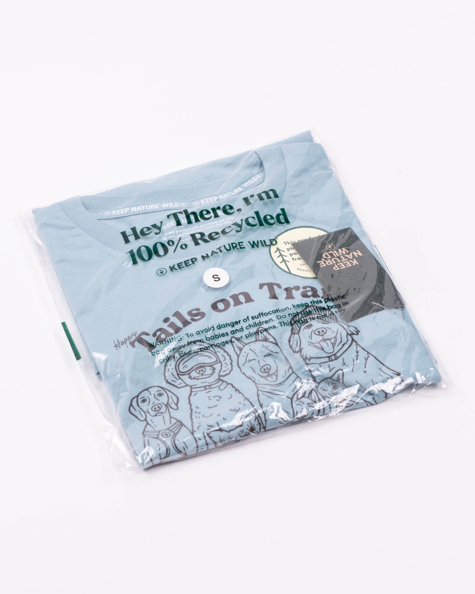 Happy Tails Unisex Tee | Morning Mist