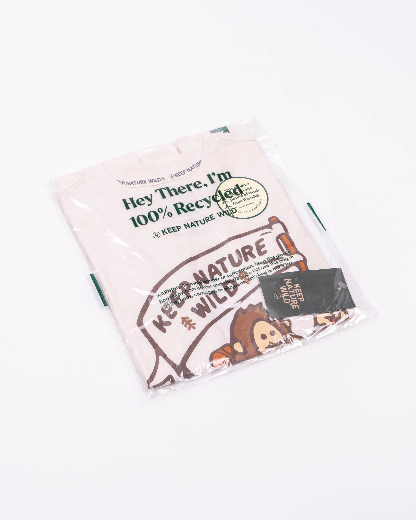 Happy Camper Squatch Youth Tee | Natural