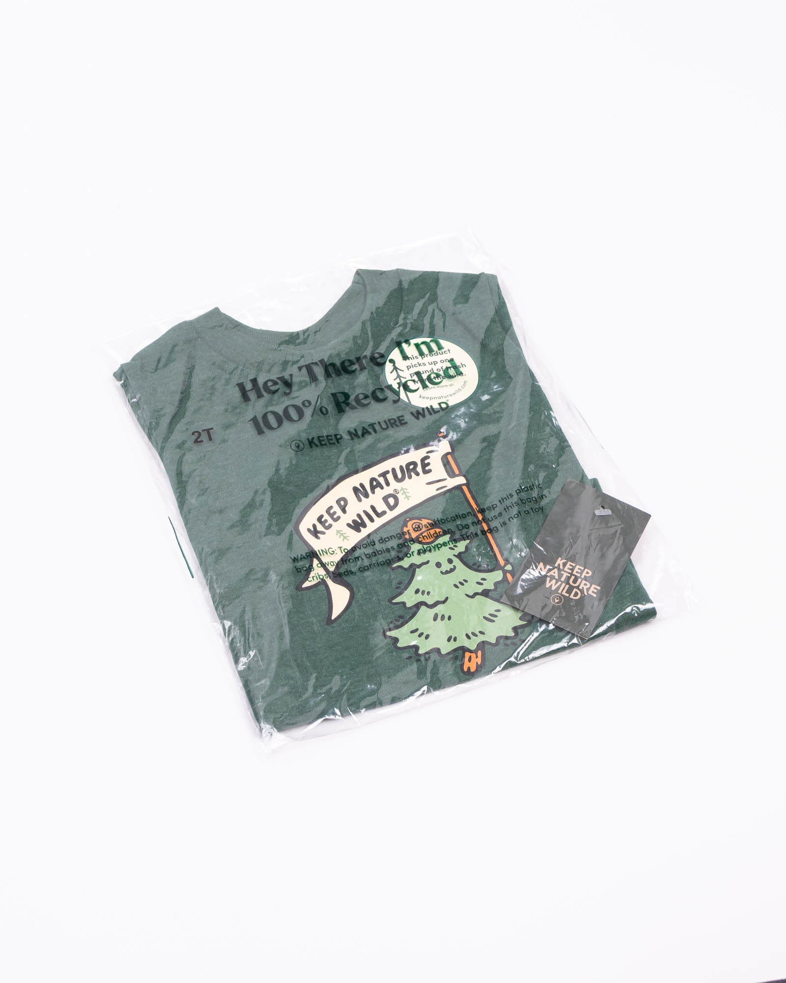 Happy Camper Pine Toddler Tee | Heather Forest