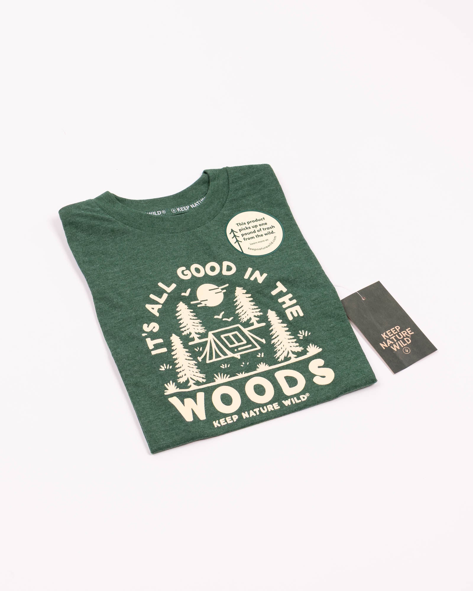 Good in the Woods Toddler Tee | Heather Forest