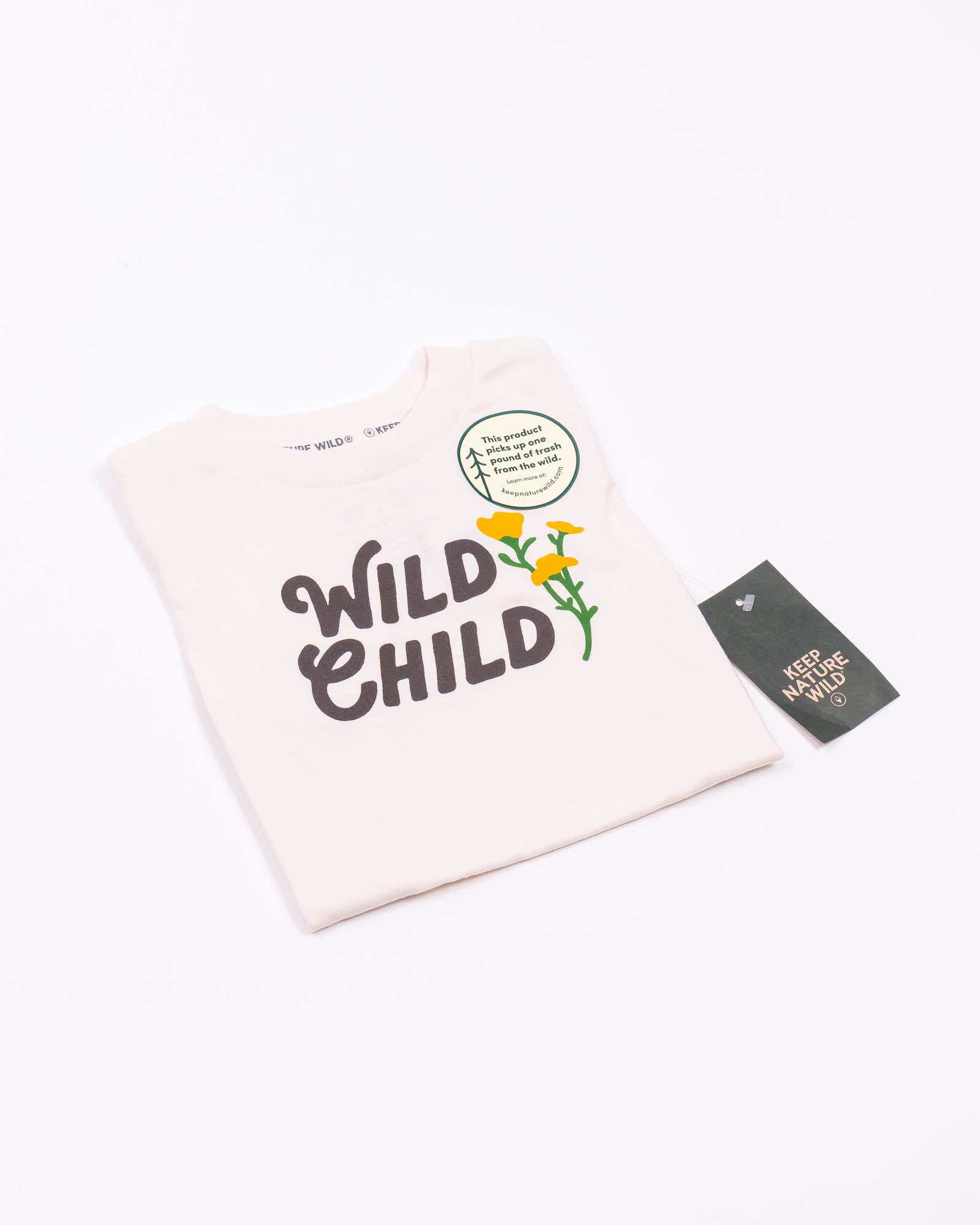 Wild Child Toddler Tee | Natural