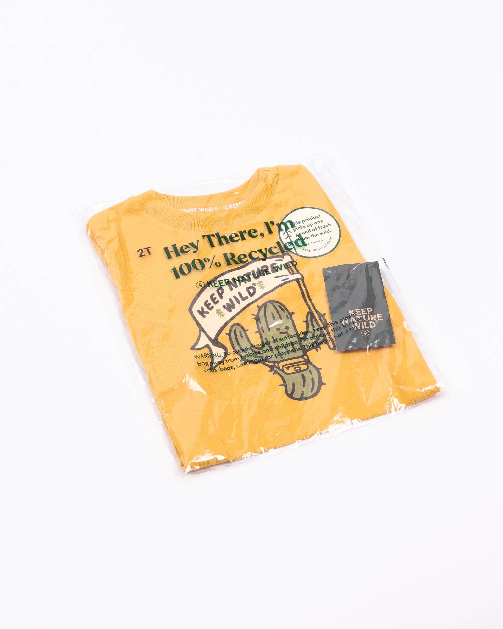 Happy Camper Saguaro Toddler Tee | Mustard