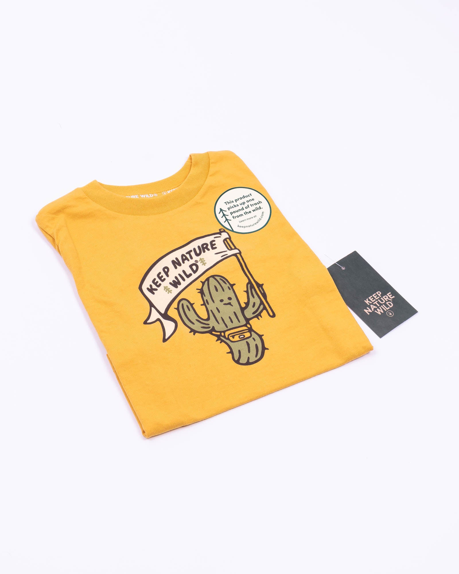 Happy Camper Saguaro Toddler Tee | Mustard