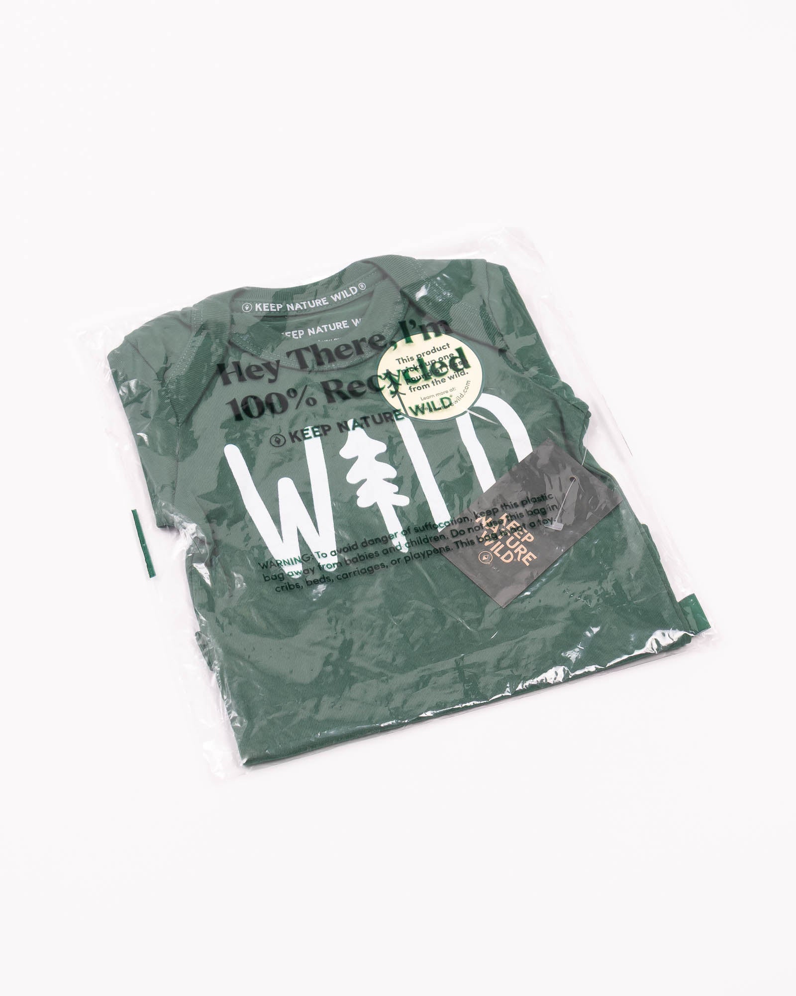 Wild Pine Baby Bodysuit | Heather Forest