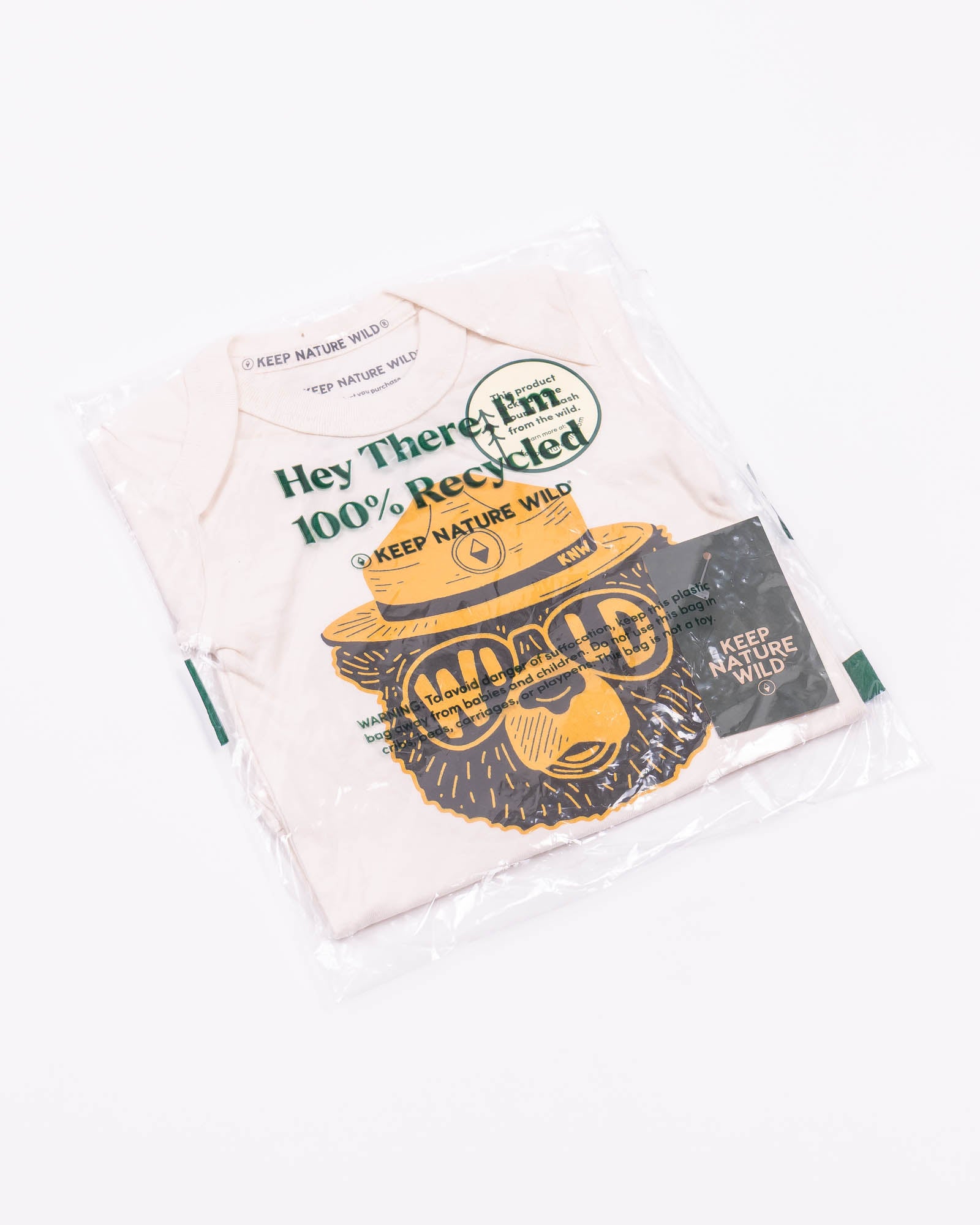 Wildbear Baby Bodysuit | Natural