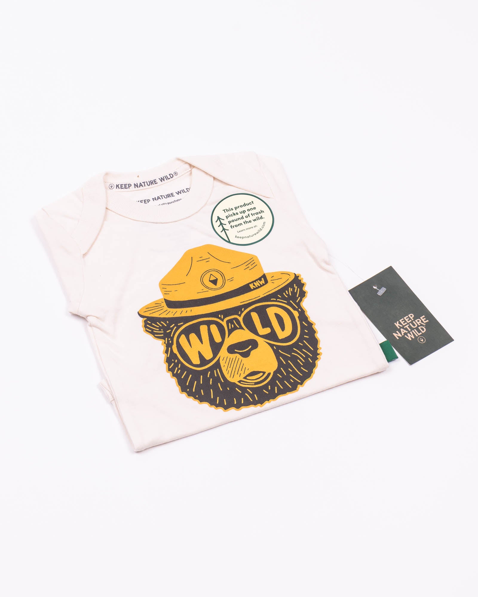 Wildbear Baby Bodysuit | Natural