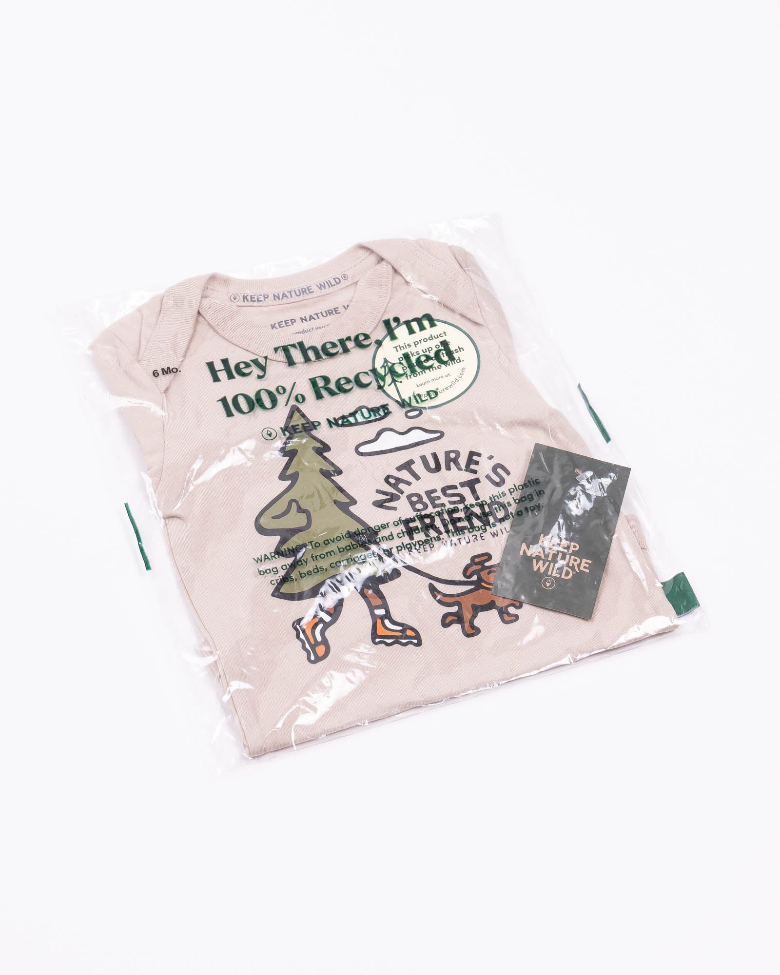Nature's Best Friend Baby Bodysuit | Heather Tan