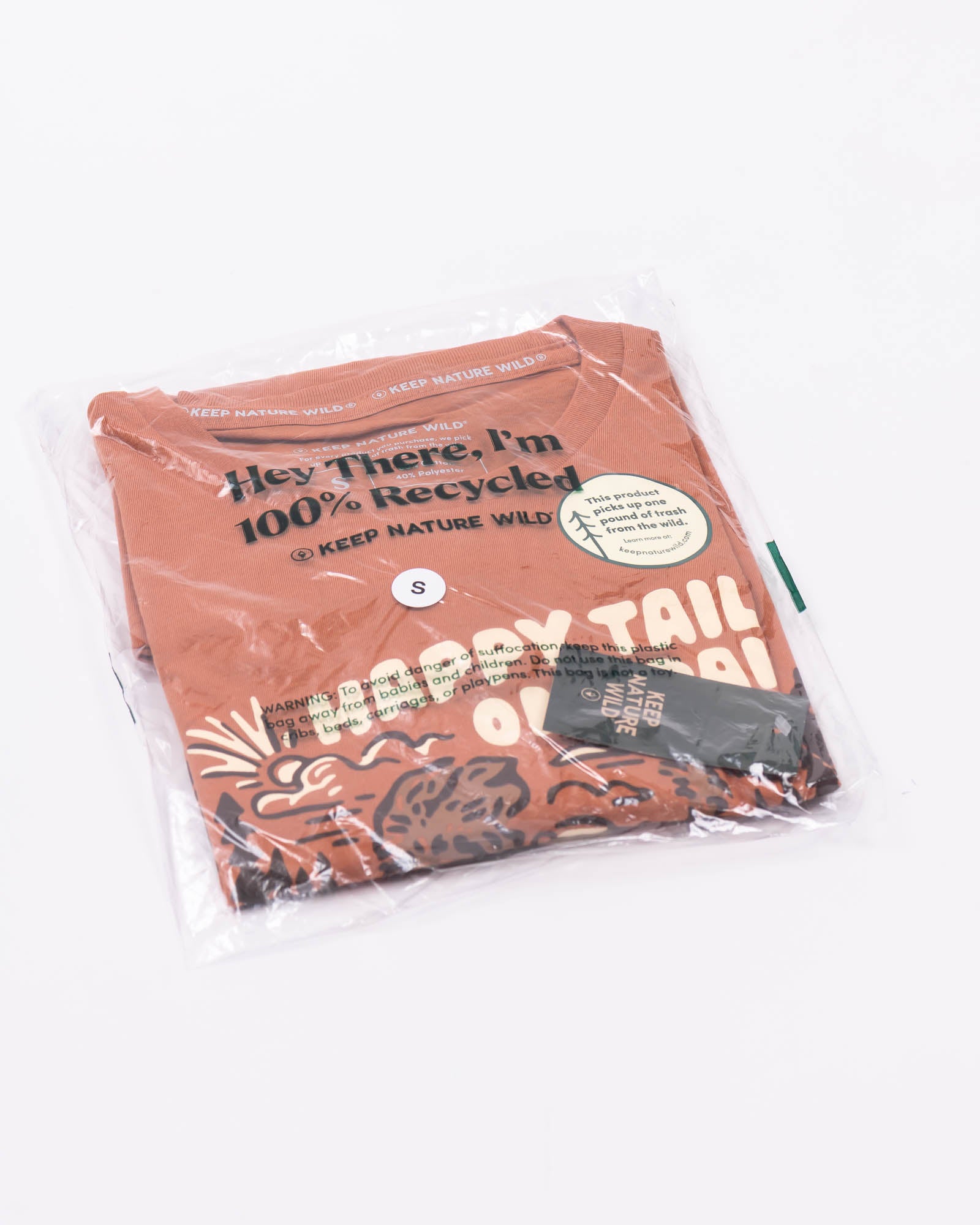 Happy Tails on Trails Forest Unisex Long Sleeve Tee | Redwood