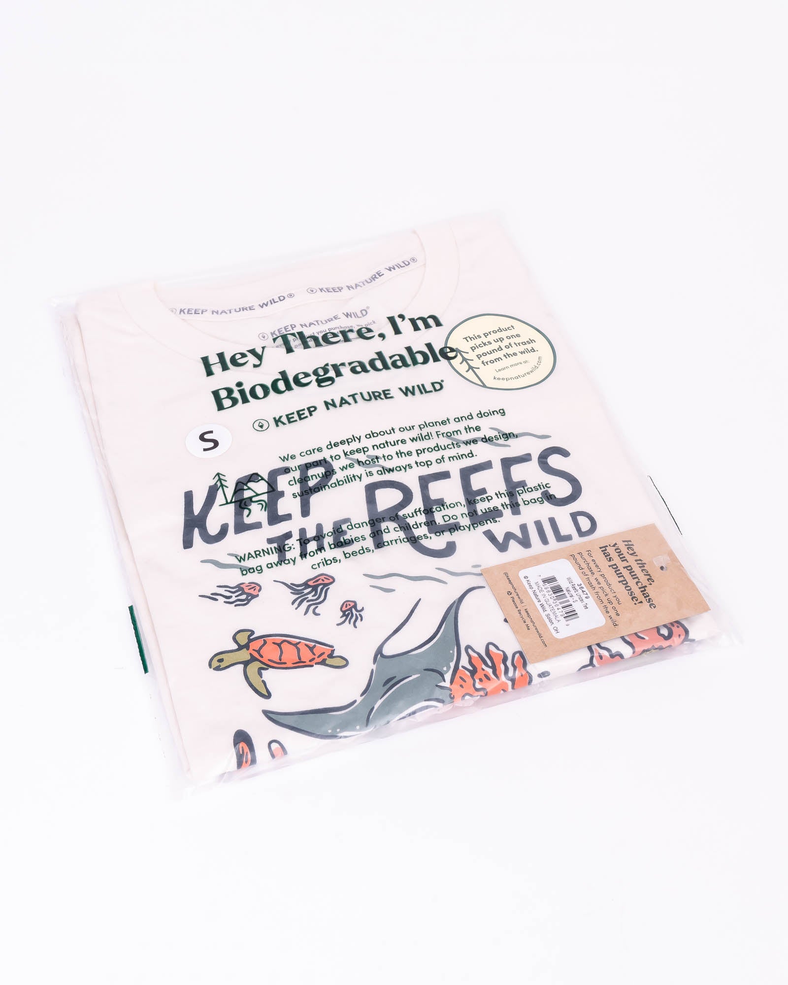 Wild Reefs Unisex Tee | Natural