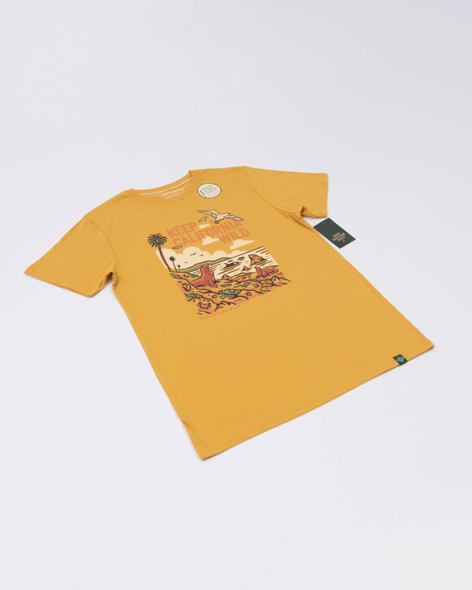 Keep California Wild Unisex Tee | Mustard