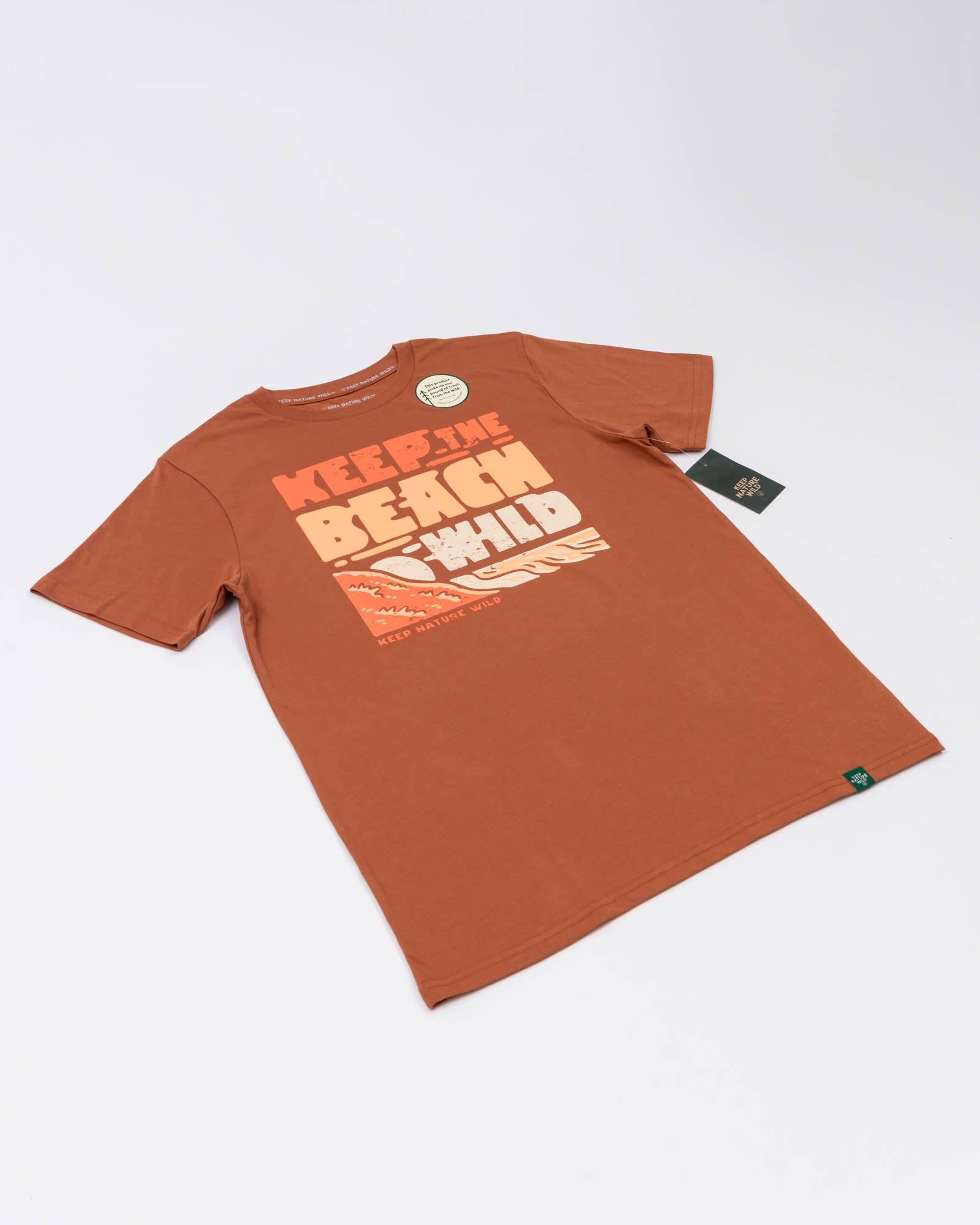 Keep Beaches Wild Unisex Tee | Redwood