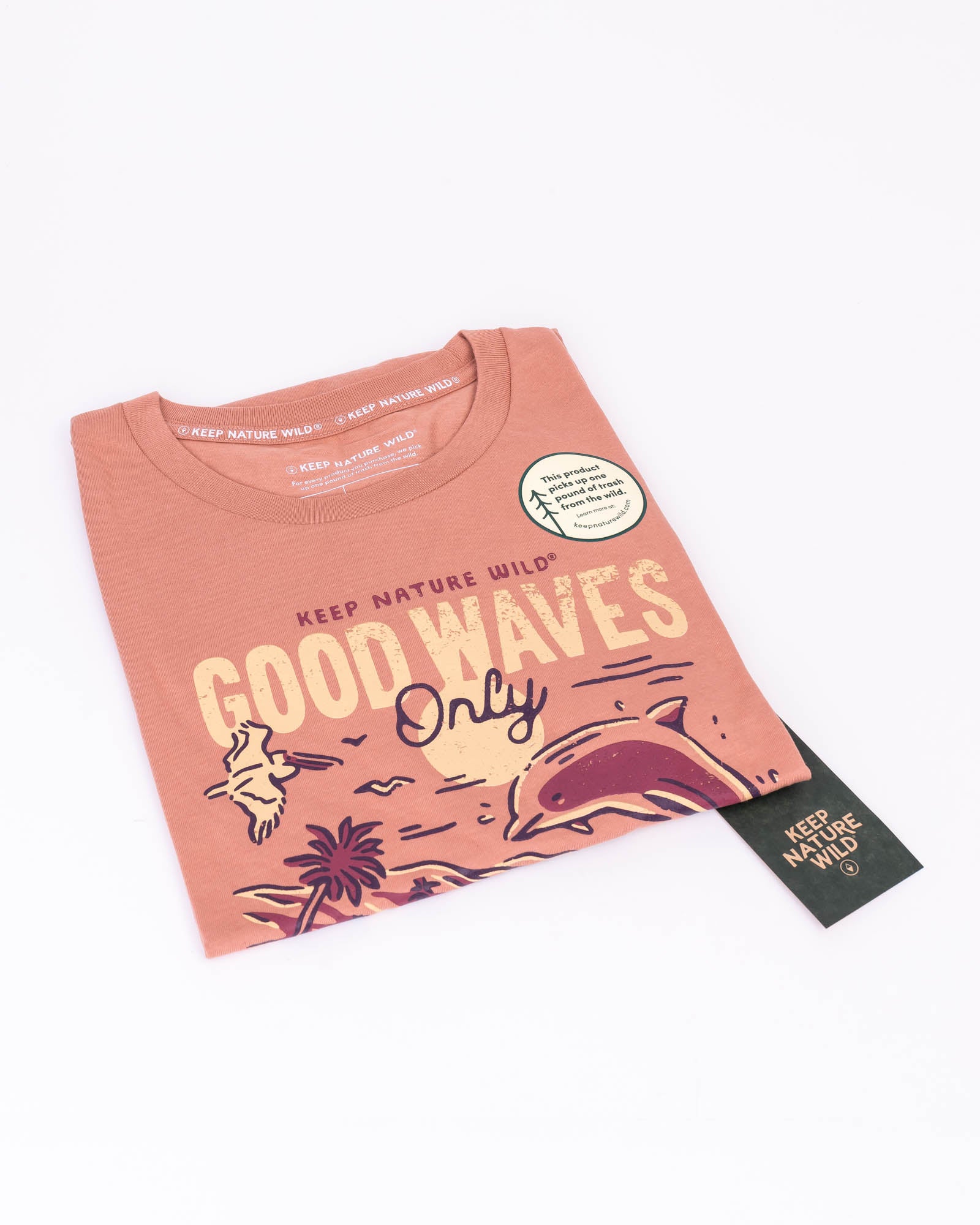 Good Waves Only Unisex Tee | Canyon Rose