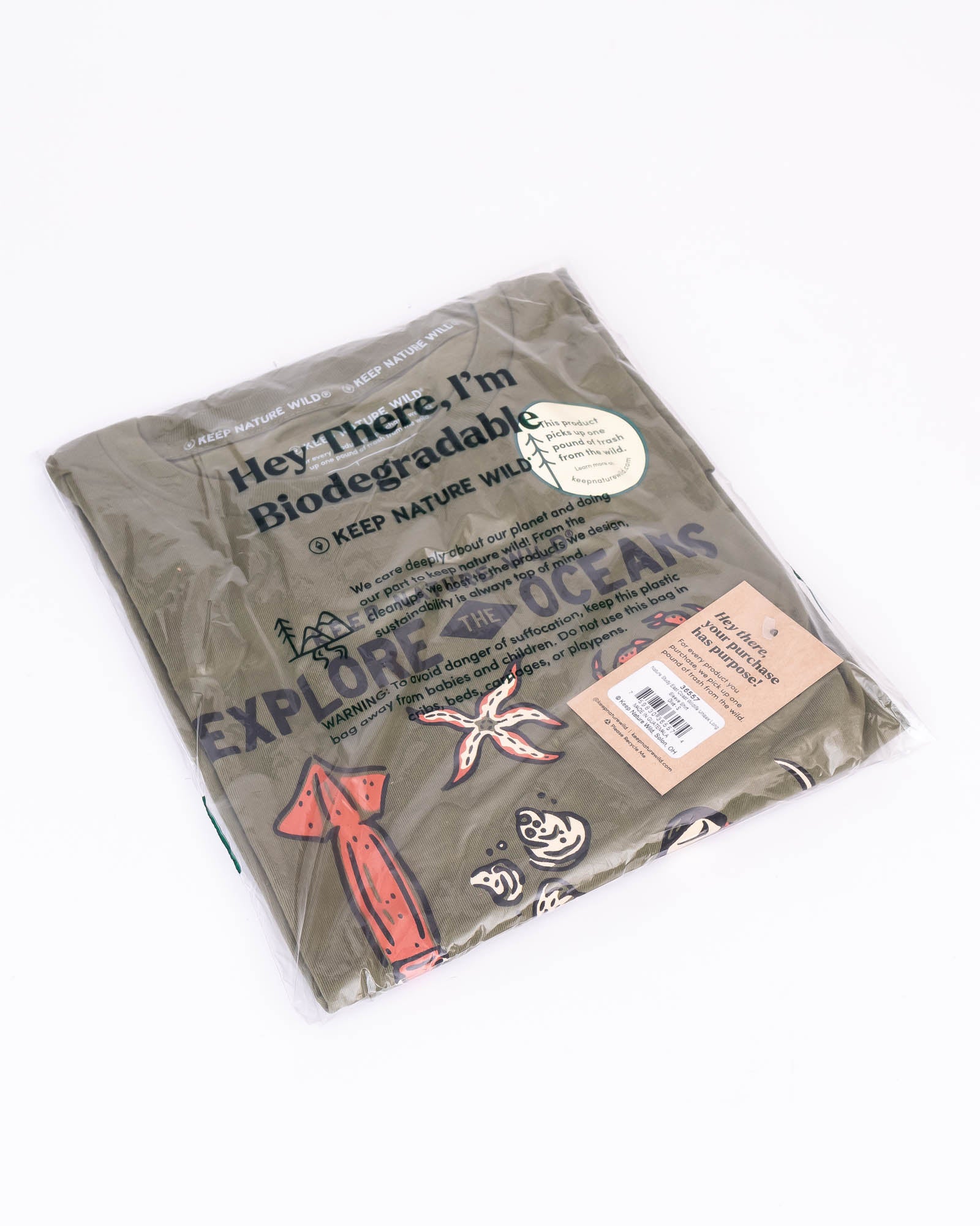 Nature Study East Coast Unisex Long Sleeve Shirt | Olive