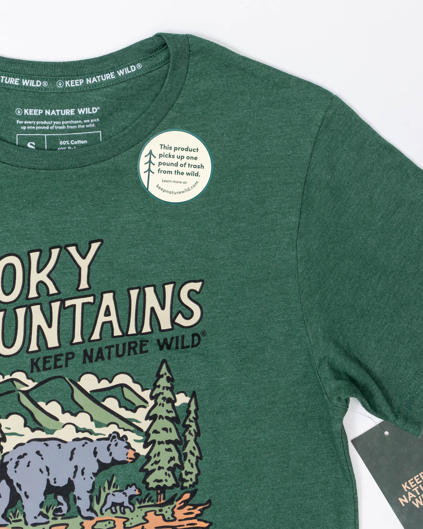 Smoky Mountain Bears Unisex Tee | Heather Forest