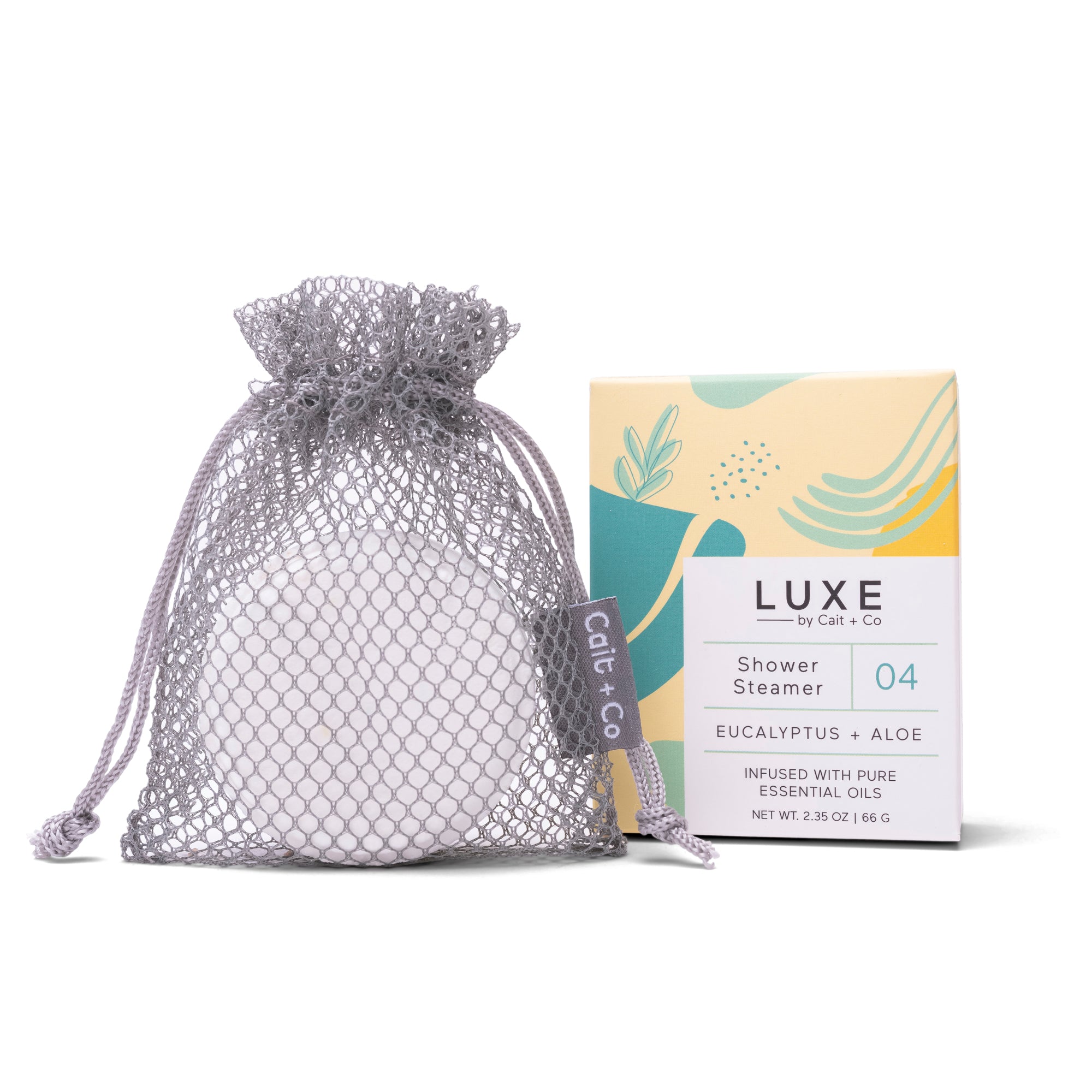Shower Steamer - Eucalyptus + Aloe Display