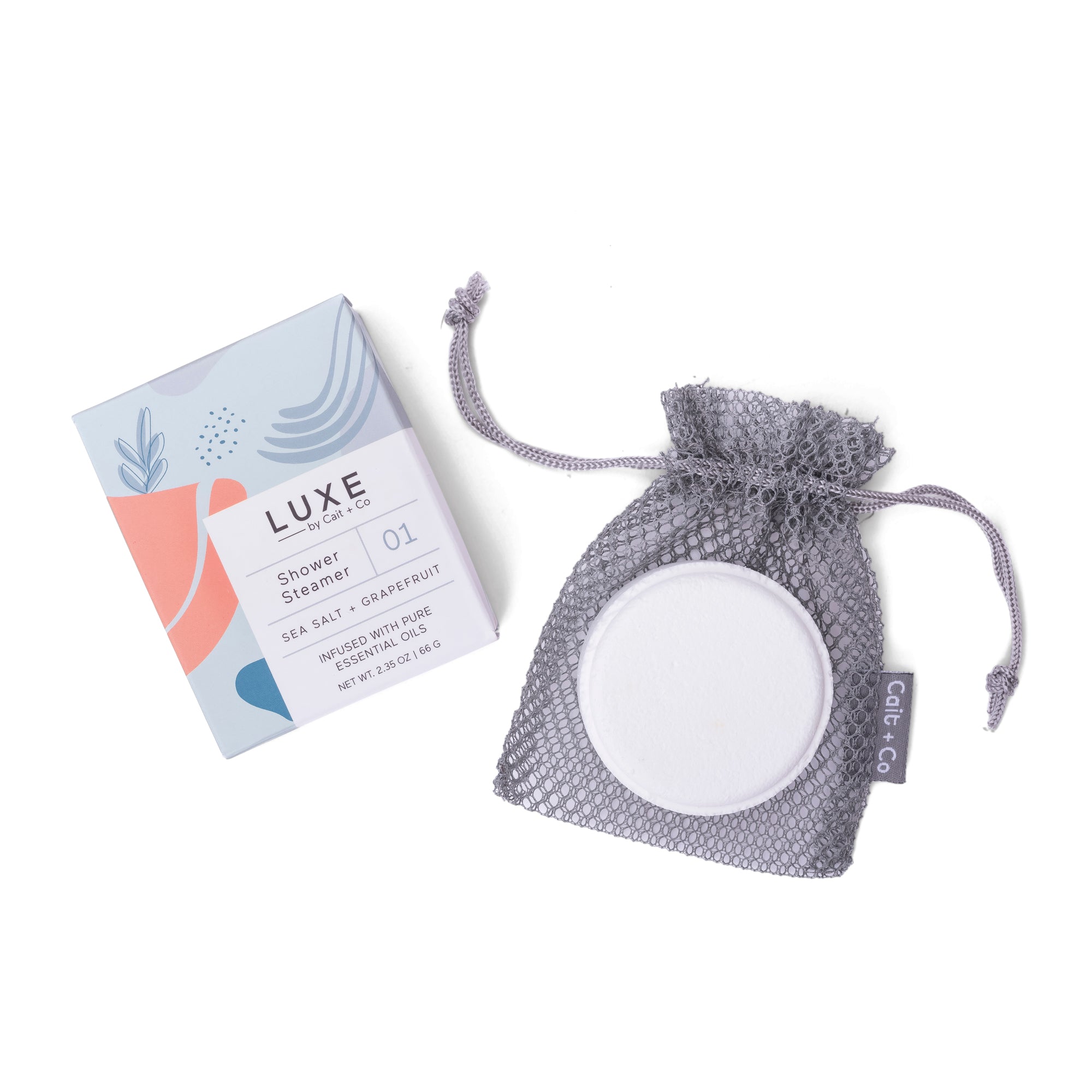 Shower Steamer - Sea Salt + Grapefruit Display