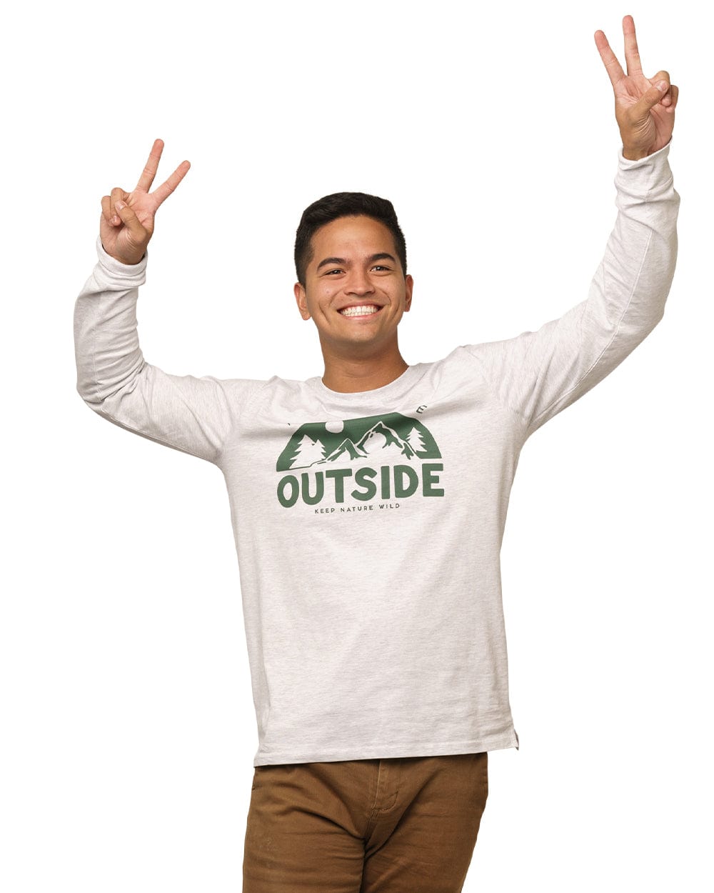 Keep Nature Wild Long Sleeve Be Outside Unisex Long Sleeve | Natural