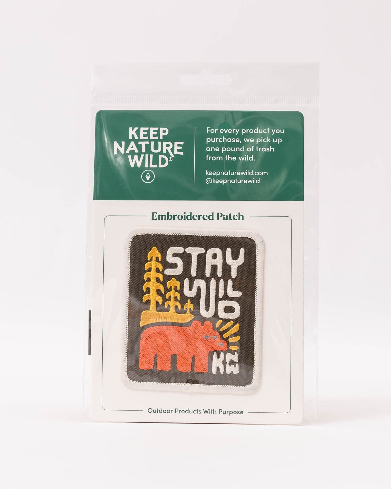 Keep Nature Wild Patch Stay Wild Grizzly | Patch