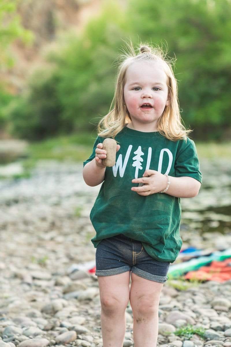 Wild Pine Toddler Tee | Heather Forest - Keep Nature Wild