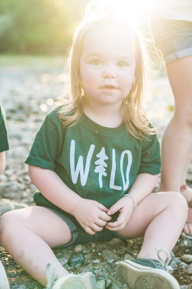 Wild Pine Toddler Tee | Heather Forest - Keep Nature Wild
