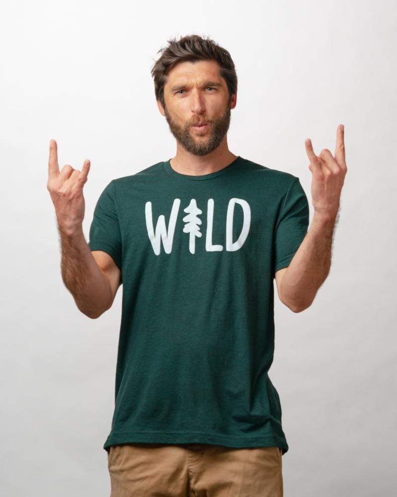 Wild Pine Unisex Tee | Heather Forest - Keep Nature Wild