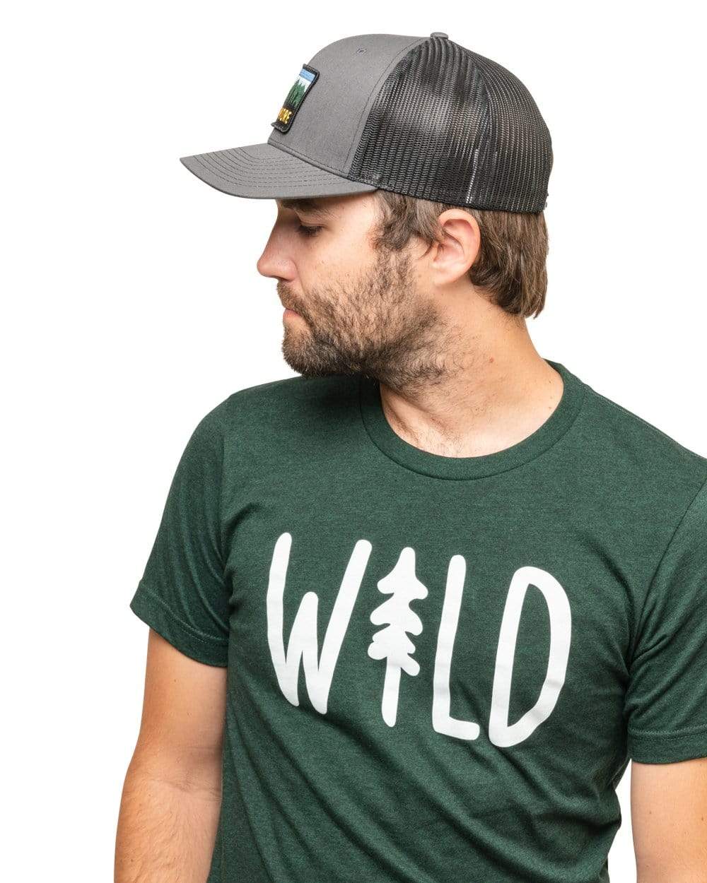 Wild Pine Unisex Tee | Heather Forest - Keep Nature Wild