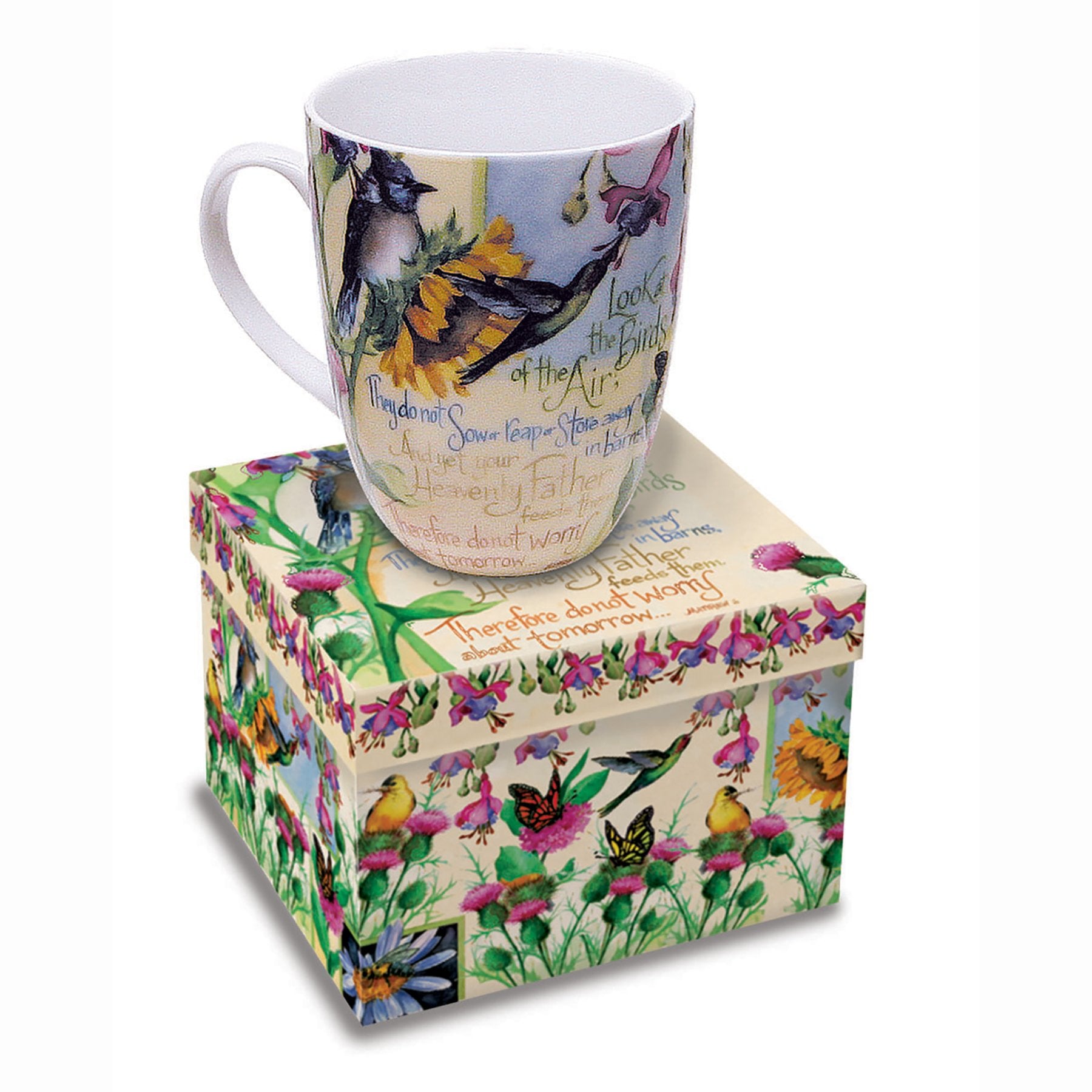 Divinity Boutique Look At The Birds Ceramic Curvy Mug