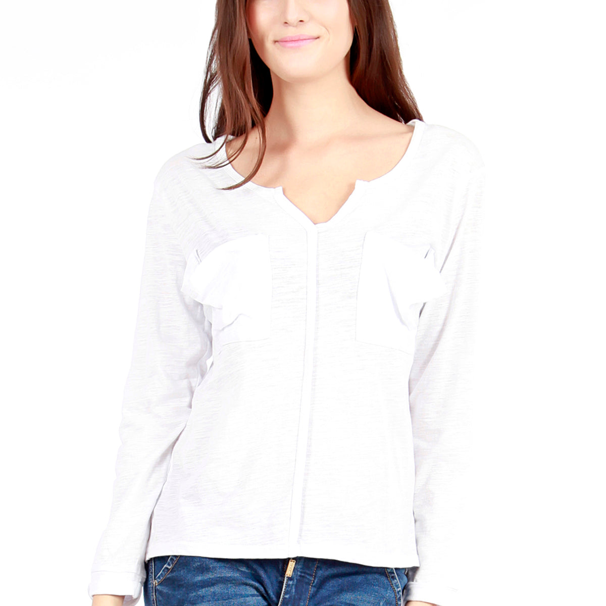 White Sammy Long Sleeve S/M