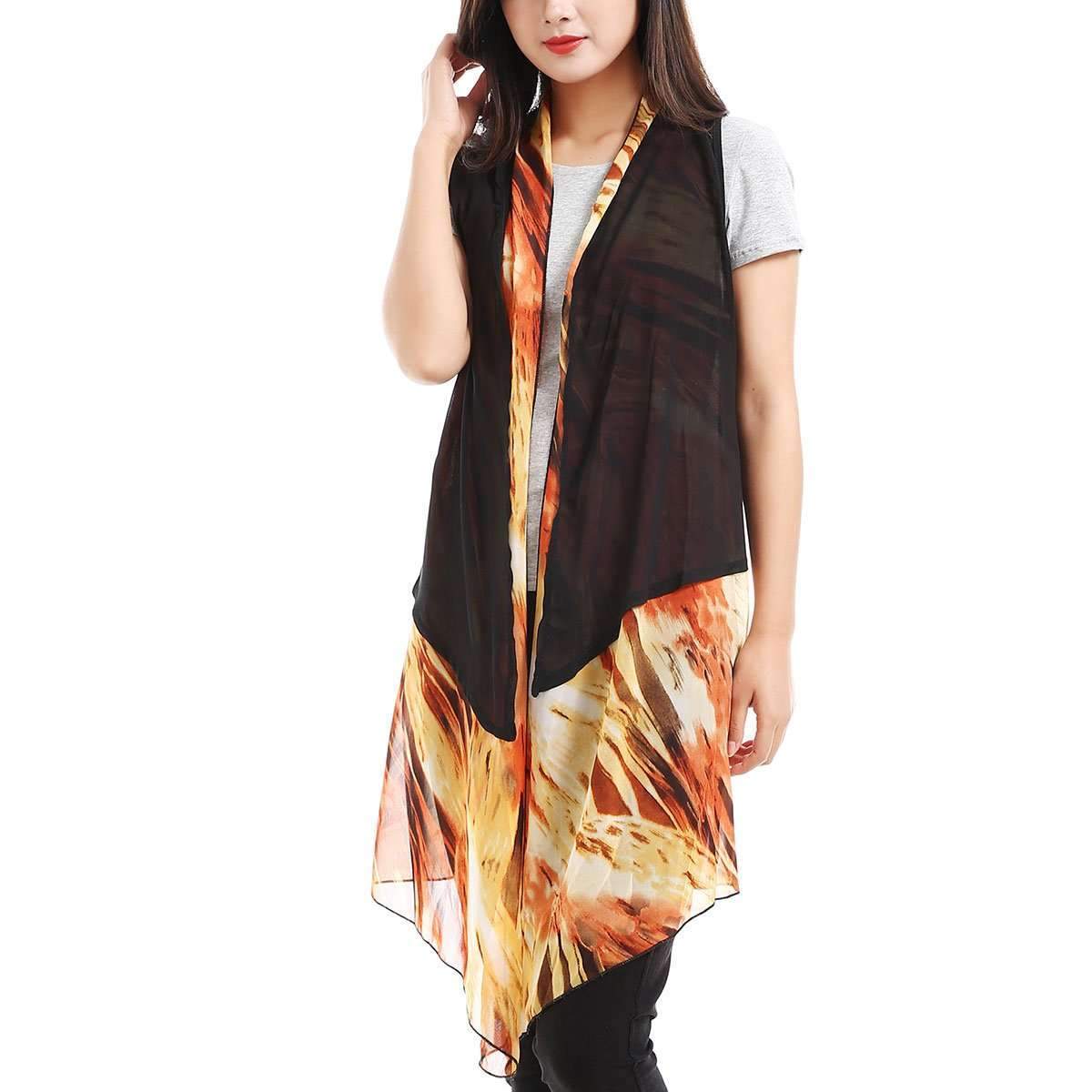 2 Piece Sleeveless Kimono,Outerwear,Mad Style, by Mad Style