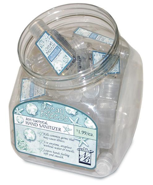 Divinity Boutique Oceanus Collection: Ocean Breeze Hand Sanitizer Fishbowl Display